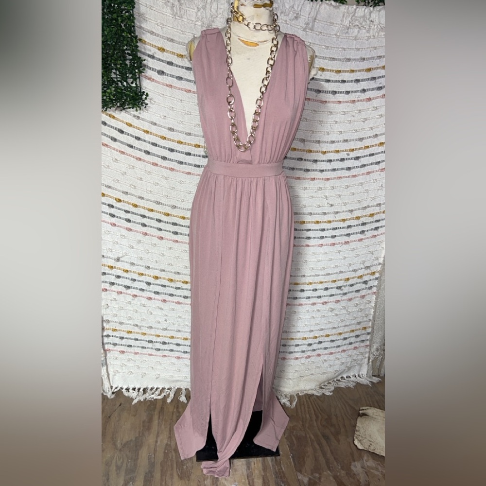 Fashion Nova Mauve Maxi Dress